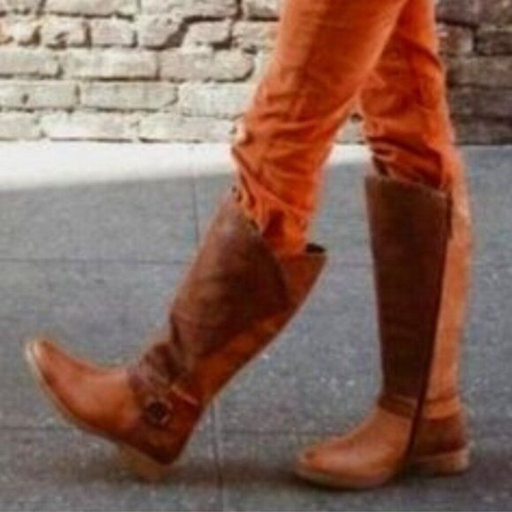ROAM by BED STU  Boots 7 Tall Riding Karolus Leather Brown NEW $179.00